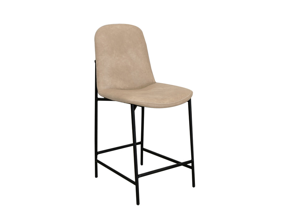 America - 24" Upholstered Barstool - Oyster