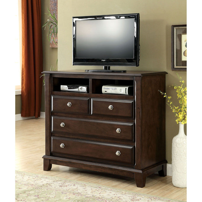 Litchville - Media Chest - Brown Cherry