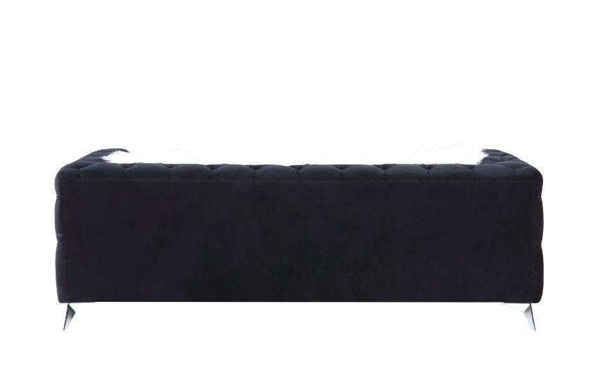 Phifina - Sofa - Black Velvet Sacramento Furniture Store Furniture store in Sacramento