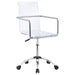 Amaturo - Office Chair With Casters - Clear And Chrome Sacramento Furniture Store Furniture store in Sacramento