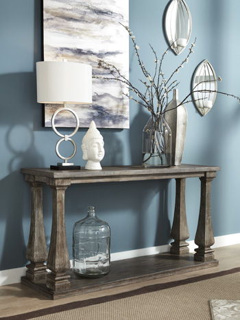 Johnelle - Gray - Sofa Table Sacramento Furniture Store Furniture store in Sacramento