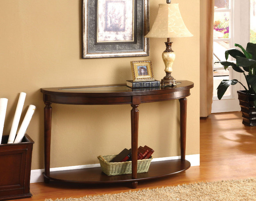 Granvia - Sofa Table - Dark Cherry Sacramento Furniture Store Furniture store in Sacramento