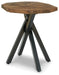 Haileeton - Brown / Black - Round End Table Sacramento Furniture Store Furniture store in Sacramento