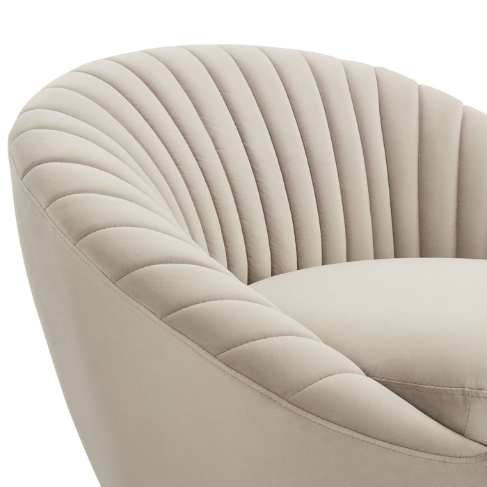 Bella - Velvet Swivel Accent Chair