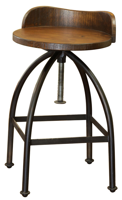 Pueblo - Swivel Stool - Deep Brown