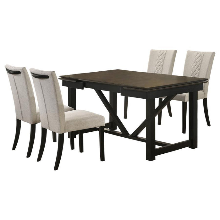 Malia - Rectangular Dining Table Set With Refractory Extension Leaf Sacramento Furniture Store Furniture store in Sacramento