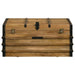 Simmons - Rectangular Storage Trunk - Natural And Black Sacramento Furniture Store Furniture store in Sacramento