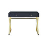 Coleen - Vanity Desk - Black & Brass Finish - 31" Sacramento Furniture Store Furniture store in Sacramento