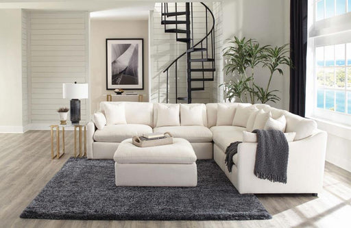 Hobson - 6 Piece Reversible Cushion Modular Sectional - Off-White Sacramento Furniture Store Furniture store in Sacramento