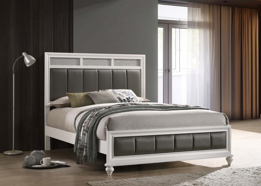 Barzini - Upholstered Panel Bed Sacramento Furniture Store Furniture store in Sacramento