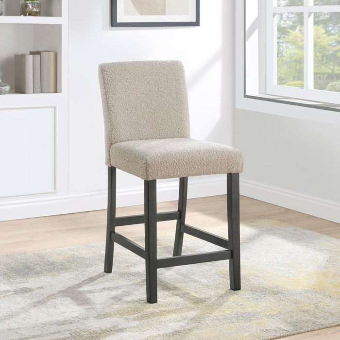 Alba - Boucle Upholstered Counter Height Dining Chair (Set of 2)