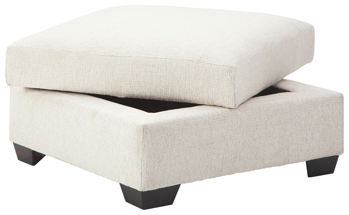 Cambri - Snow - Ottoman With Storage Sacramento Furniture Store Furniture store in Sacramento