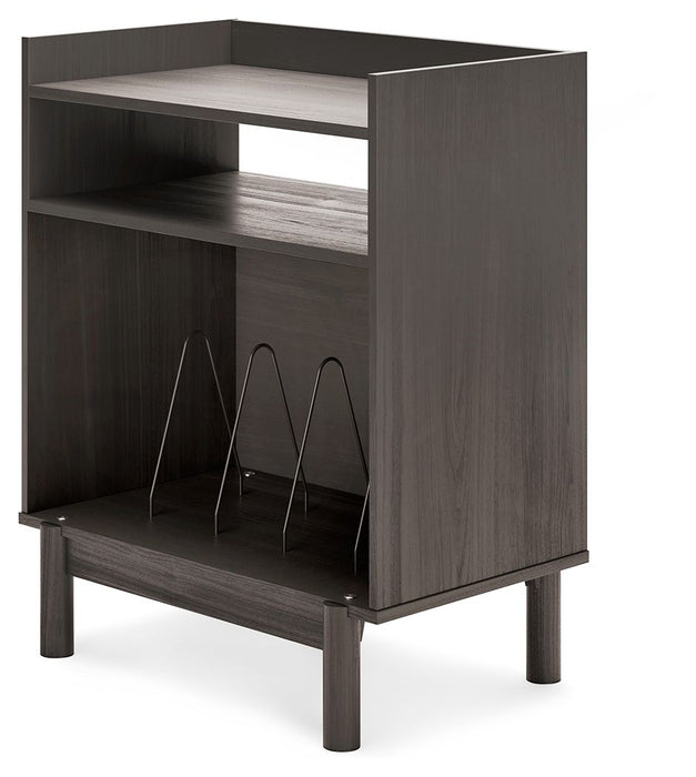 Brymont - Dark Gray - Turntable Accent Console Sacramento Furniture Store Furniture store in Sacramento