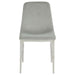 Irene - Upholstered Side Chairs (Set of 4) - Light Gray And Chrome Sacramento Furniture Store Furniture store in Sacramento