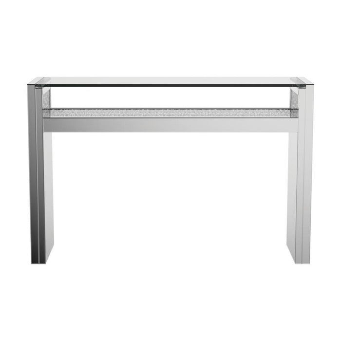 Edna - 1-Shelf Console Table - Silver Sacramento Furniture Store Furniture store in Sacramento