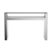 Edna - 1-Shelf Console Table - Silver Sacramento Furniture Store Furniture store in Sacramento