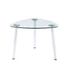 Phlox - End Table - Chrome & Clear Glass Sacramento Furniture Store Furniture store in Sacramento