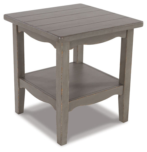 Charina - Antique Gray - Square End Table Sacramento Furniture Store Furniture store in Sacramento