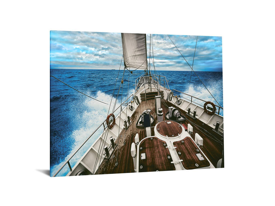 Tempered Glass Plus Foil On A Boat - Blue