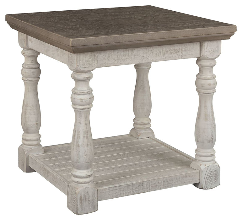 Havalance - Gray / White - Rectangular End Table Sacramento Furniture Store Furniture store in Sacramento