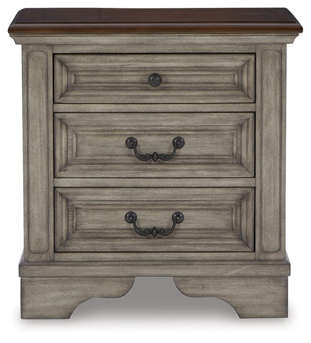 Lodenbay - Antique Gray - Three Drawer Night Stand Sacramento Furniture Store Furniture store in Sacramento