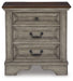 Lodenbay - Antique Gray - Three Drawer Night Stand Sacramento Furniture Store Furniture store in Sacramento