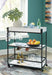 Bayflynn - White / Black - Bar Cart Sacramento Furniture Store Furniture store in Sacramento