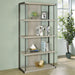 Loomis - 4-Shelf Bookcase - Whitewashed Gray - Wood Sacramento Furniture Store Furniture store in Sacramento