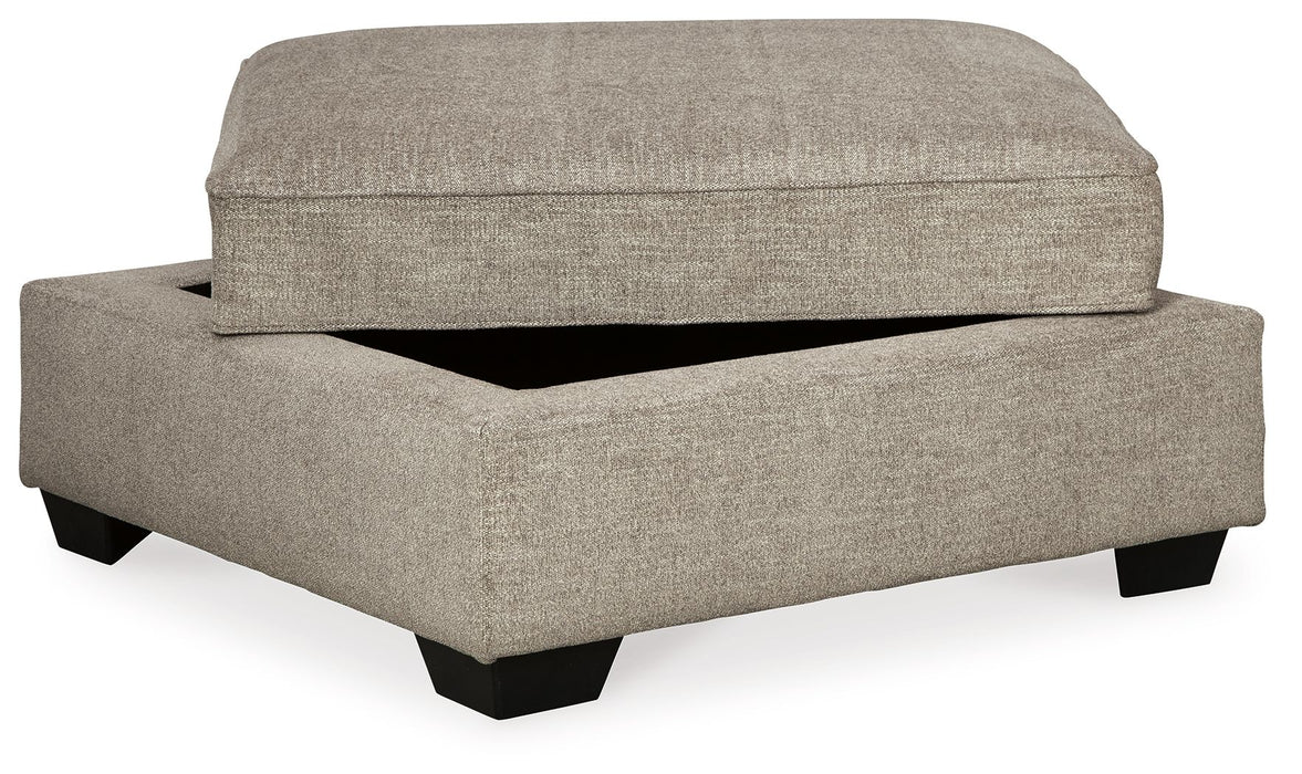 Bovarian - Stone - Ottoman With Storage Sacramento Furniture Store Furniture store in Sacramento