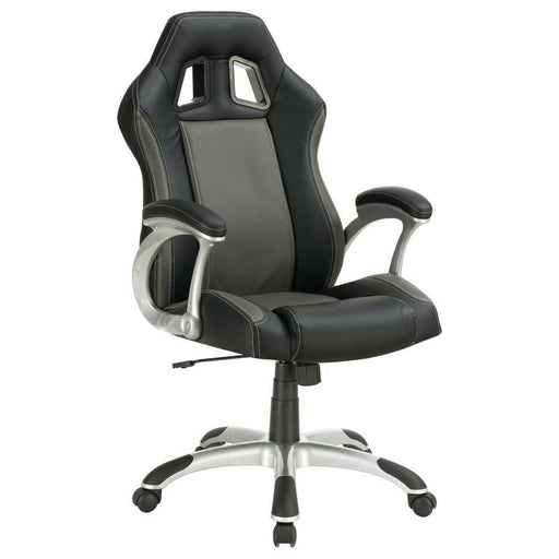 Roger - Adjustable Height Office Chair - Black And Gray Sacramento Furniture Store Furniture store in Sacramento