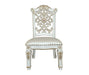 Vendom - Side Chair (Set of 2) - PU & Antique Pearl Finish - 48" Sacramento Furniture Store Furniture store in Sacramento