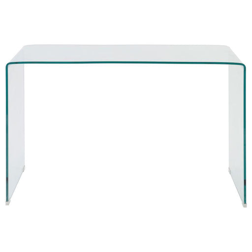 Ripley - Glass Writing Desk - Clear Sacramento Furniture Store Furniture store in Sacramento