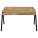 Avery - Rectangular Coffee Table With Metal Legs - Natural And Black Sacramento Furniture Store Furniture store in Sacramento