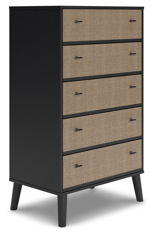 Charlang - Black / Gray - Five Drawer Chest Sacramento Furniture Store Furniture store in Sacramento