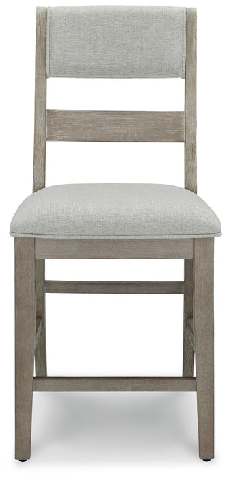 Moreshire - Bisque - Upholstered Barstool (Set of 2) Sacramento Furniture Store Furniture store in Sacramento