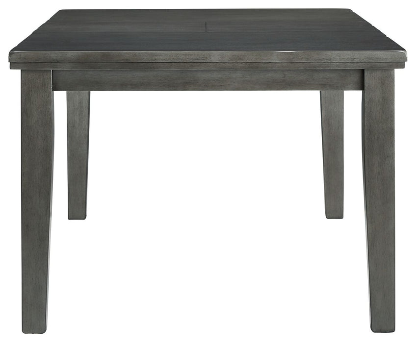 Hallanden - Gray - Rectangular Dining Room Butterfly Extension Table Sacramento Furniture Store Furniture store in Sacramento