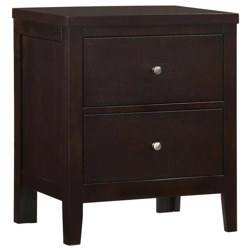 Carlton - 2-Drawer Rectangular Nightstand - Cappuccino Sacramento Furniture Store Furniture store in Sacramento