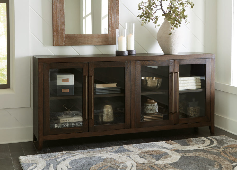 Balintmore - Dark Brown - Accent Cabinet - Horizontal Sacramento Furniture Store Furniture store in Sacramento