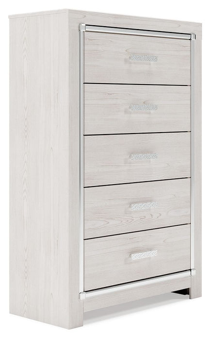 Altyra - White - Five Drawer Chest Sacramento Furniture Store Furniture store in Sacramento