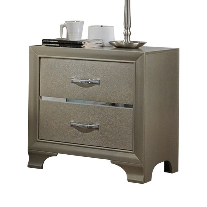 Carine - Nightstand - Champagne Sacramento Furniture Store Furniture store in Sacramento