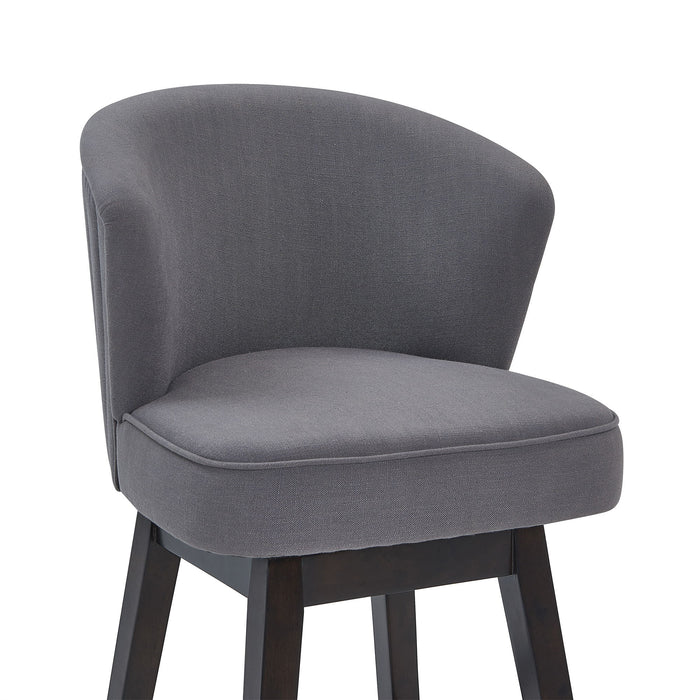 Brandy - Swivel Wood Bar Stool