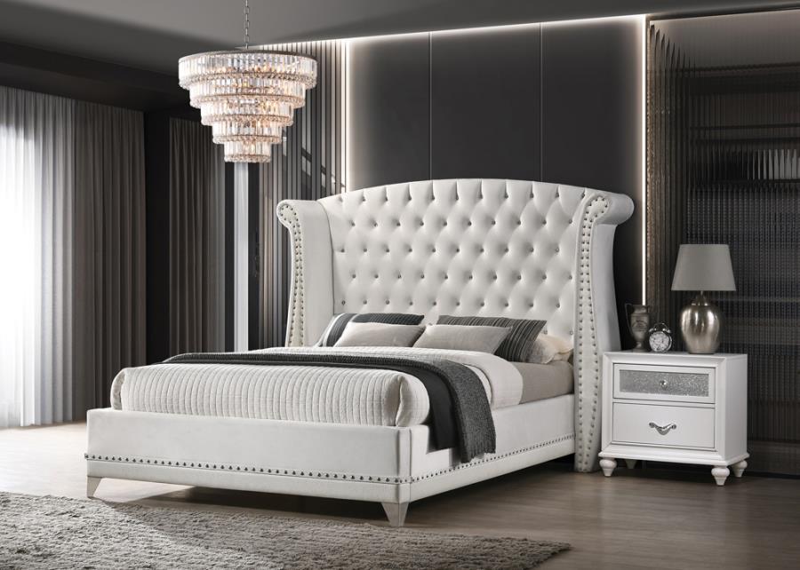 Barzini - Wingback Tufted Bed Sacramento Furniture Store Furniture store in Sacramento