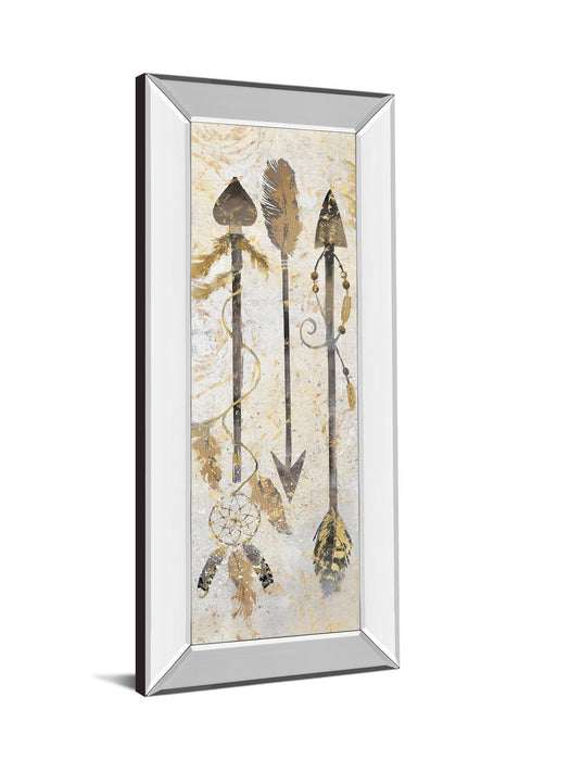 Tribal Arrows By Nan American Indian - Print Wall Art - Gold