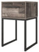 Neilsville - Black / Gray - One Drawer Night Stand Sacramento Furniture Store Furniture store in Sacramento