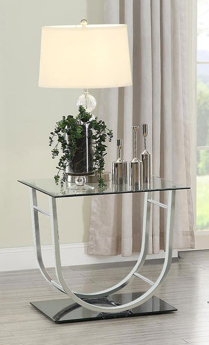 Danville - U-Shaped End Table - Chrome Sacramento Furniture Store Furniture store in Sacramento