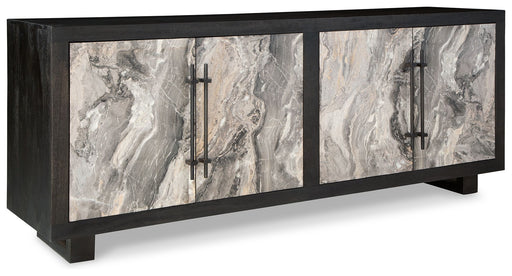 Lakenwood - Black / Gray / Ivory - Accent Cabinet Sacramento Furniture Store Furniture store in Sacramento