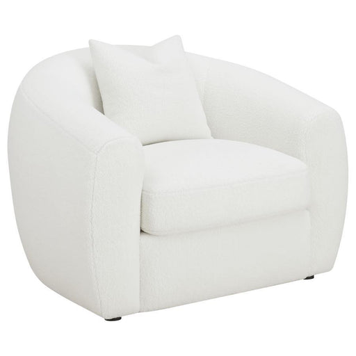 Isabella - Upholstered Tight Back Chair - White Sacramento Furniture Store Furniture store in Sacramento