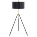 Zabka - Tripod Floor Lamp - Black And Gold Sacramento Furniture Store Furniture store in Sacramento
