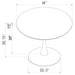 Arkell - Round Pedestal Dining Table Sacramento Furniture Store Furniture store in Sacramento