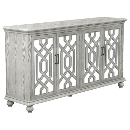 Melanie - 4-Door Accent Cabinet - Antique White Sacramento Furniture Store Furniture store in Sacramento